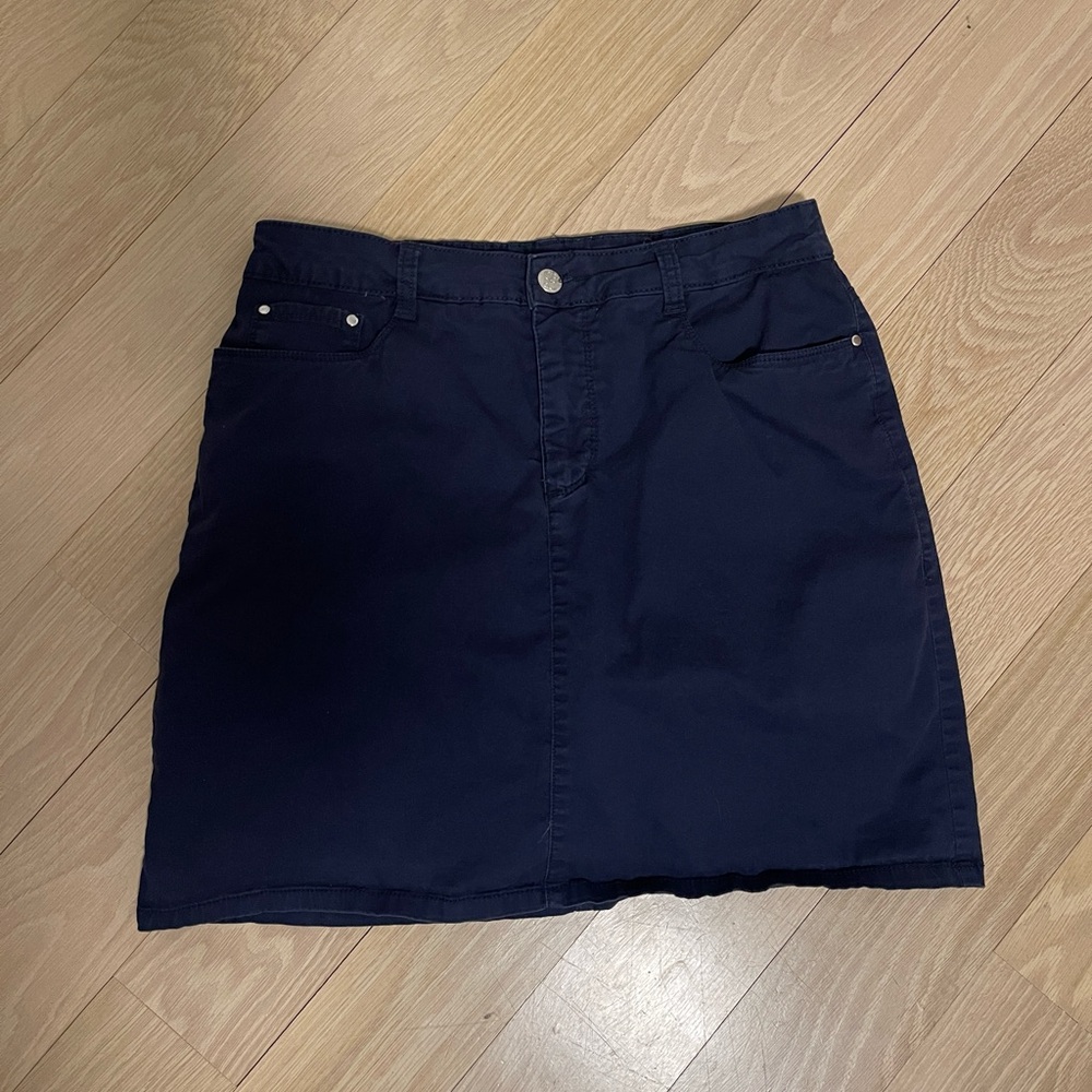 Navy Blue Skort by Croft & Barrow